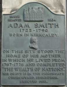 Adam Smith Plaque